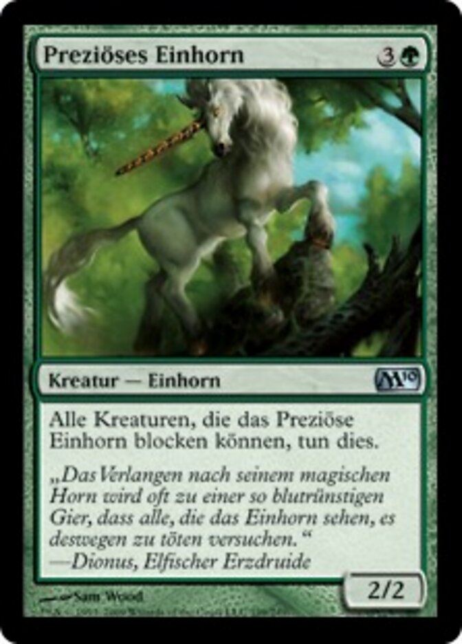 Preziöses Einhorn