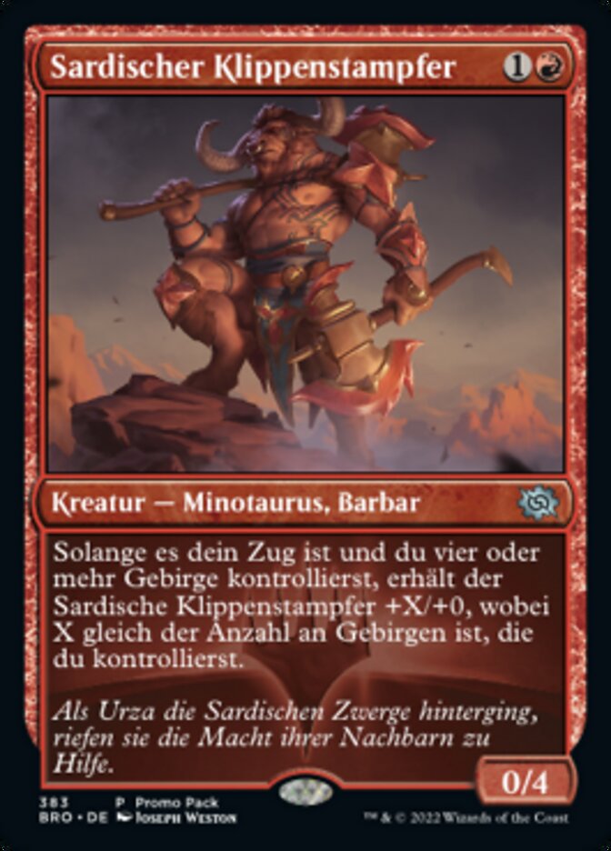 Sardischer Klippenstampfer