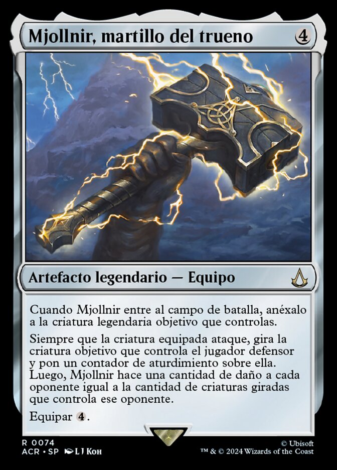 Mjollnir, martillo del trueno