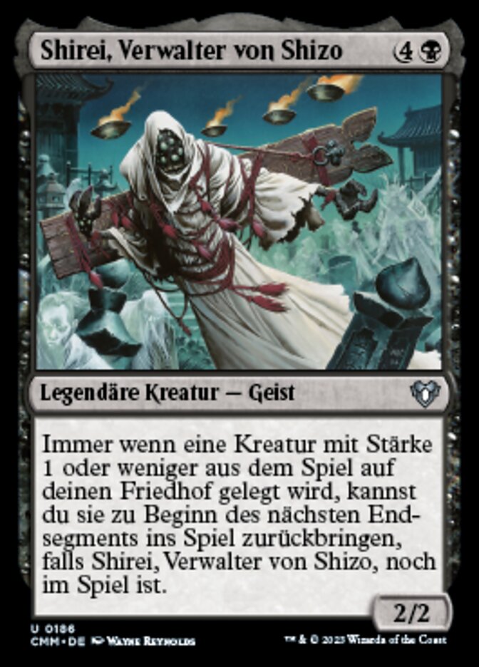 Shirei, Verwalter von Shizo