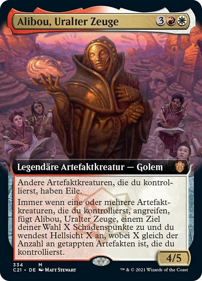 Alibou, Uralter Zeuge