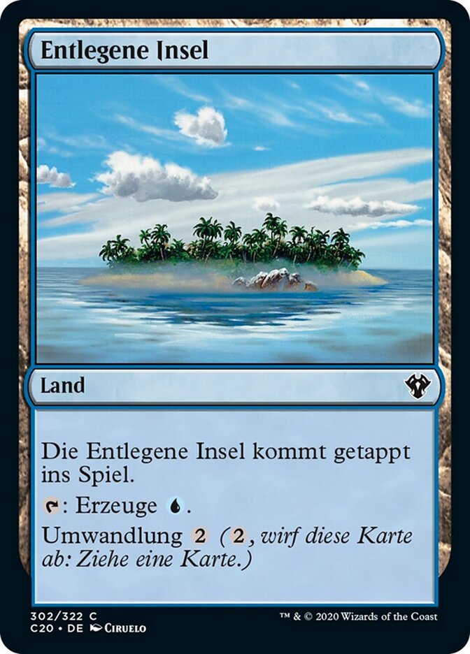 Entlegene Insel
