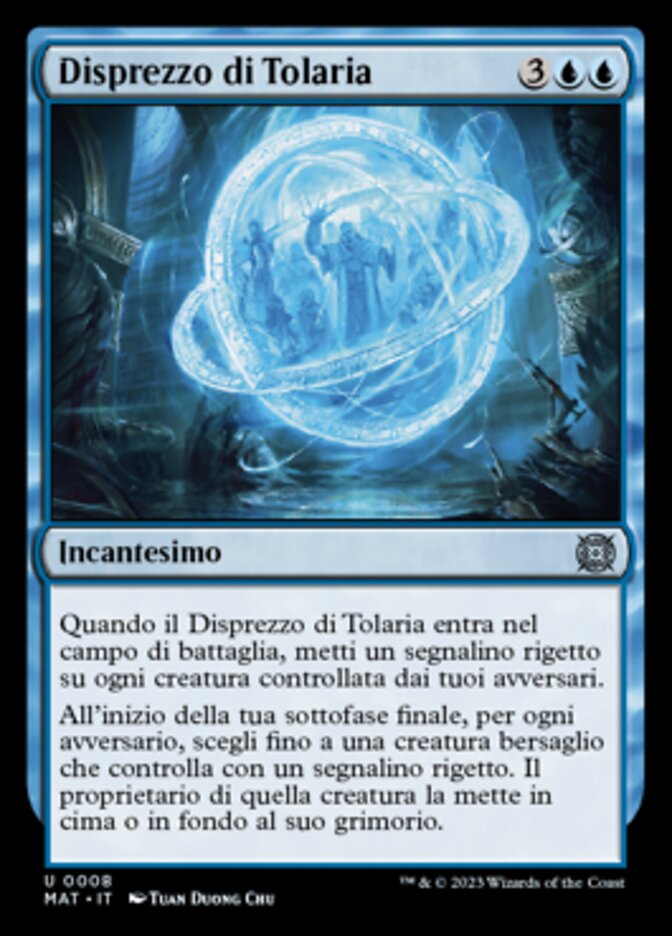 Disprezzo di Tolaria