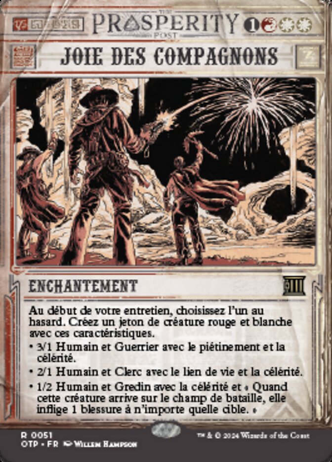 Joie des compagnons