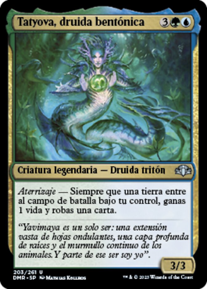 Tatyova, druida bentónica