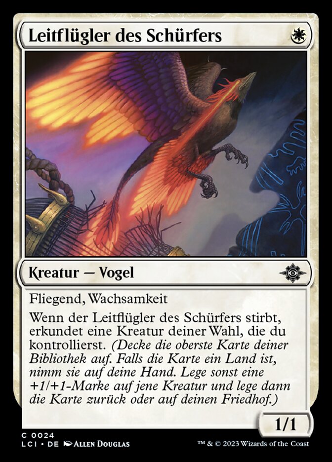 Leitflügler des Schürfers