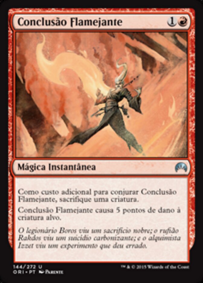 Conclusão Flamejante