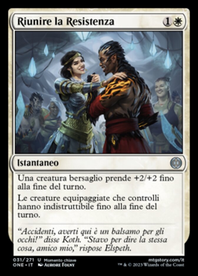 Riunire la Resistenza