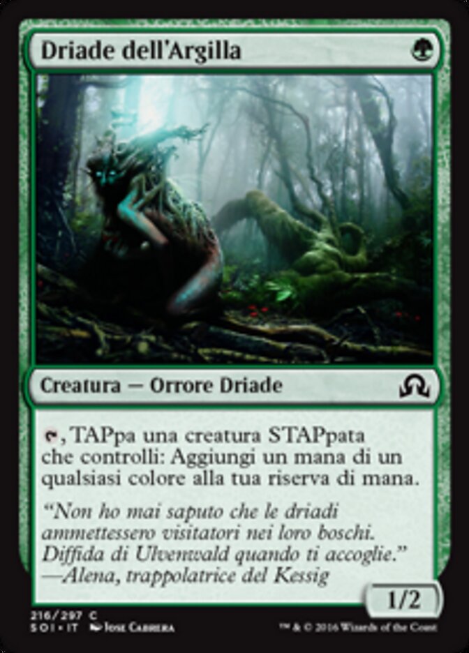 Driade dell'Argilla