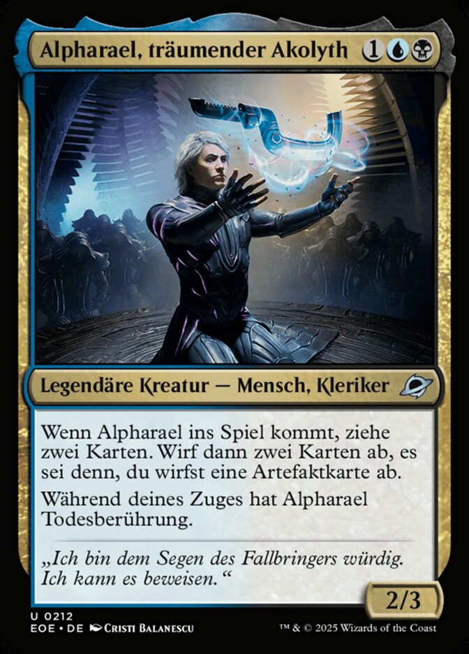 Alpharael, träumender Akolyth
