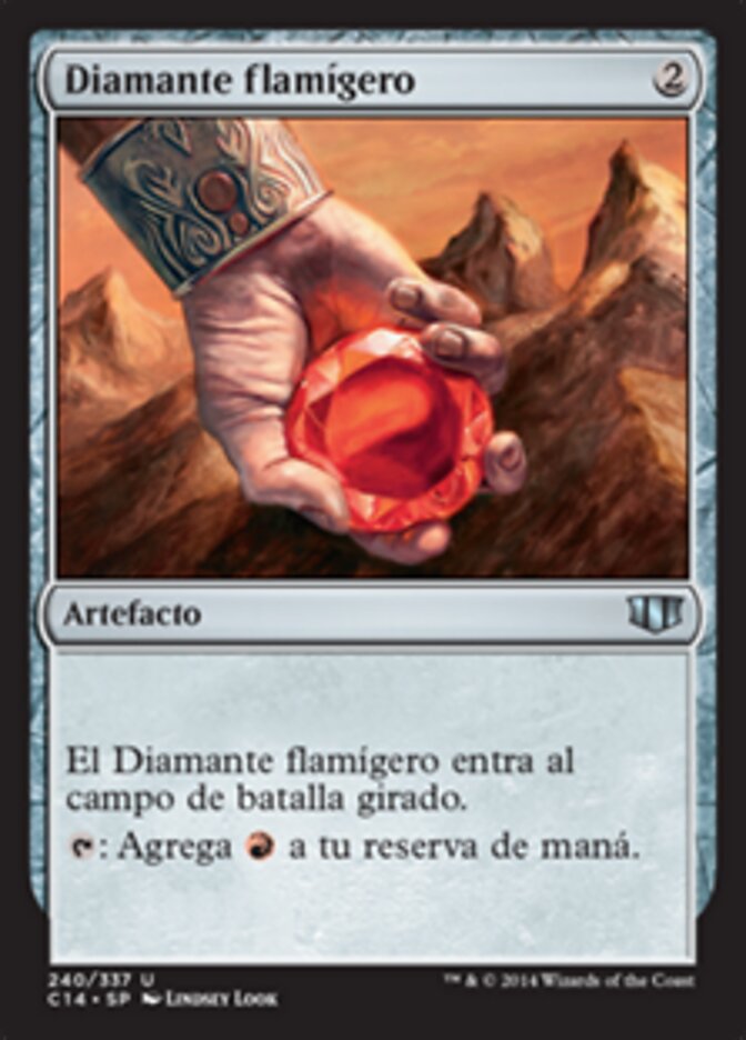 Diamante flamígero