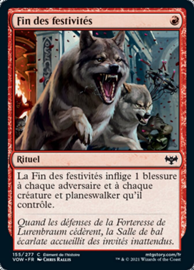 Fin des festivités
