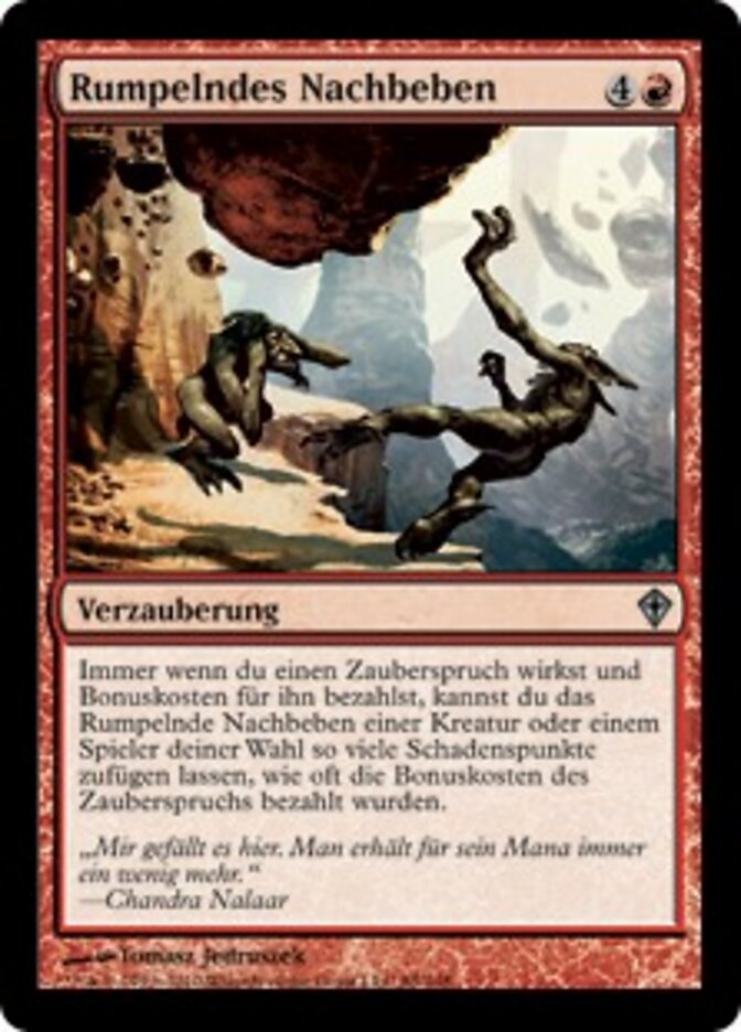 Rumpelndes Nachbeben