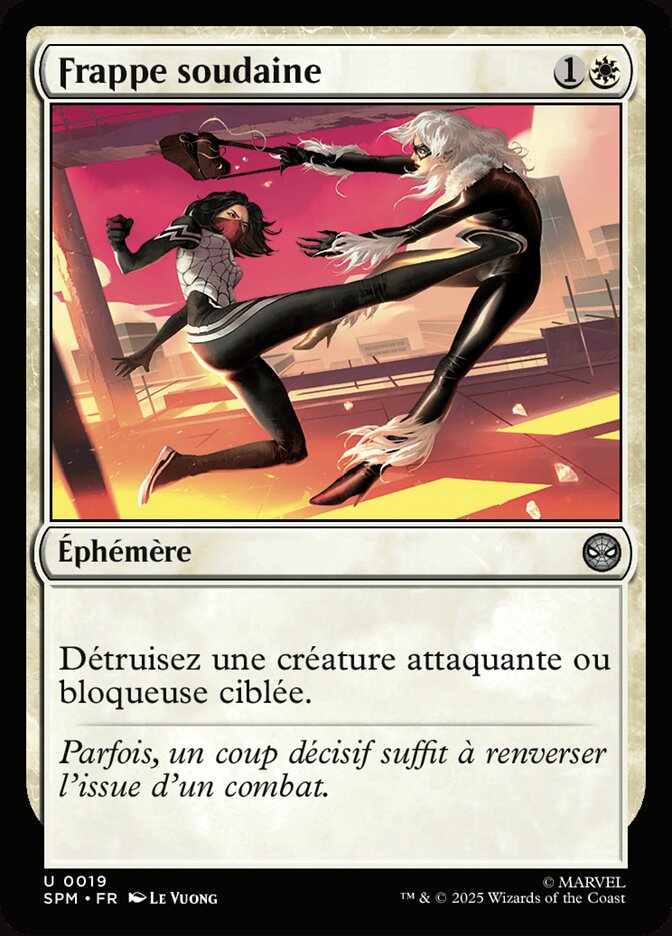 Frappe soudaine