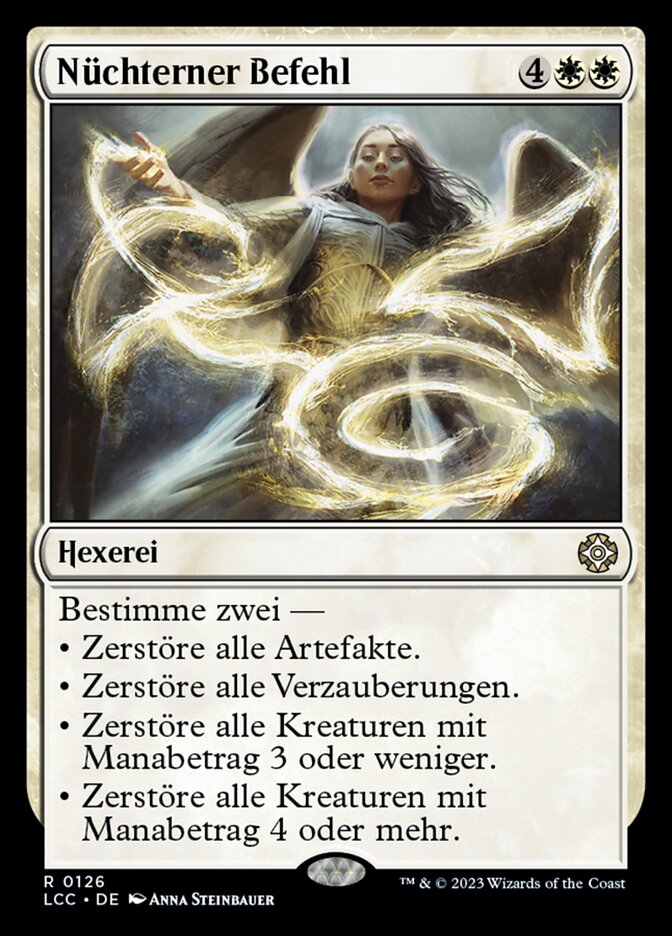 Nüchterner Befehl
