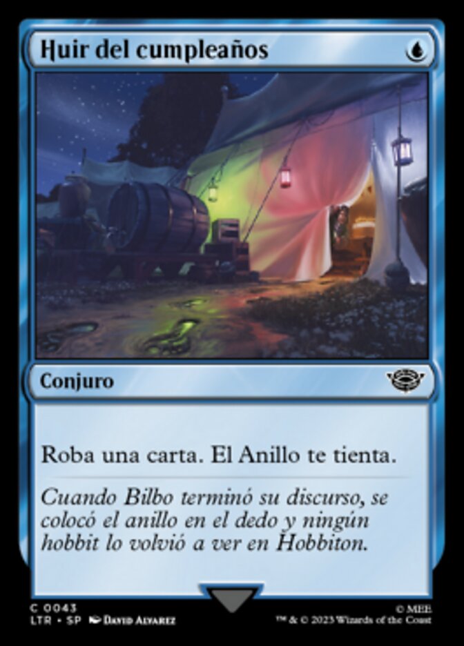 Huir del cumpleaños