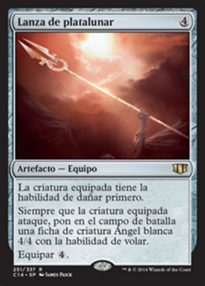 Lanza de platalunar