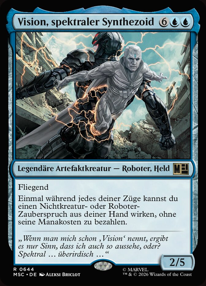 Vision, spektraler Synthezoid