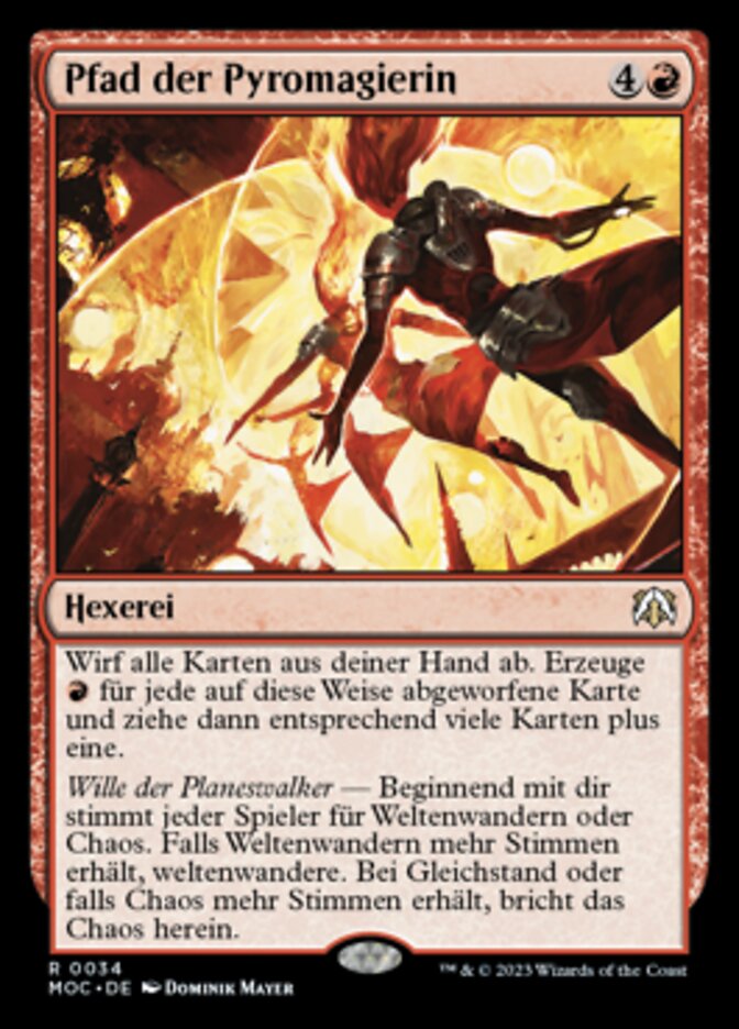 Pfad der Pyromagierin