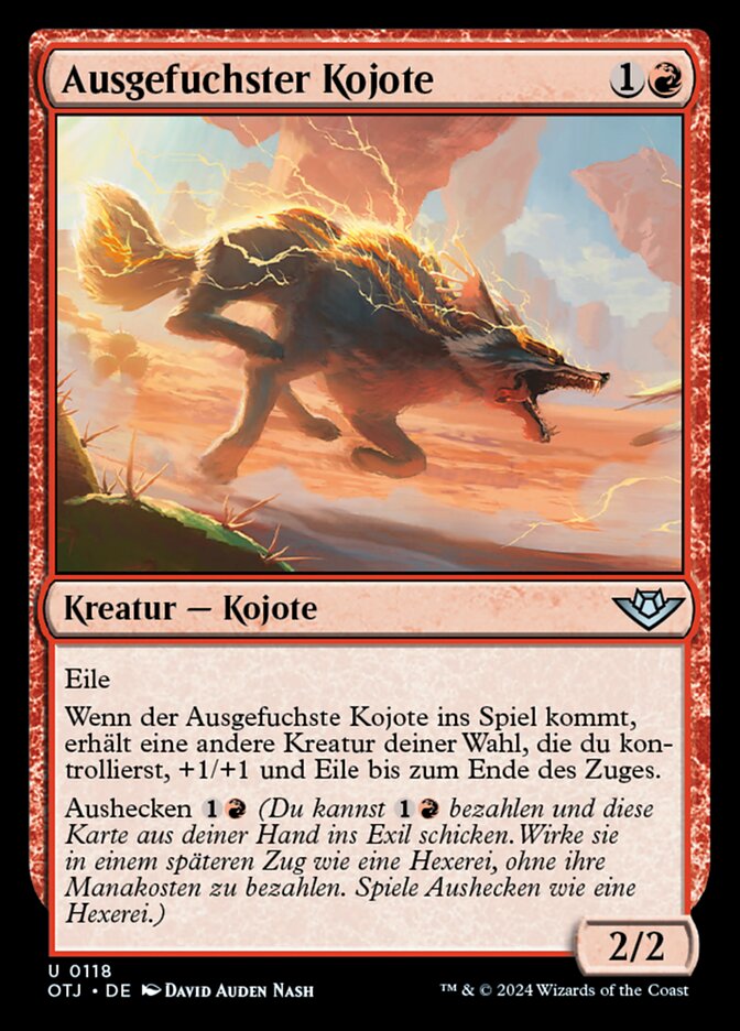 Ausgefuchster Kojote