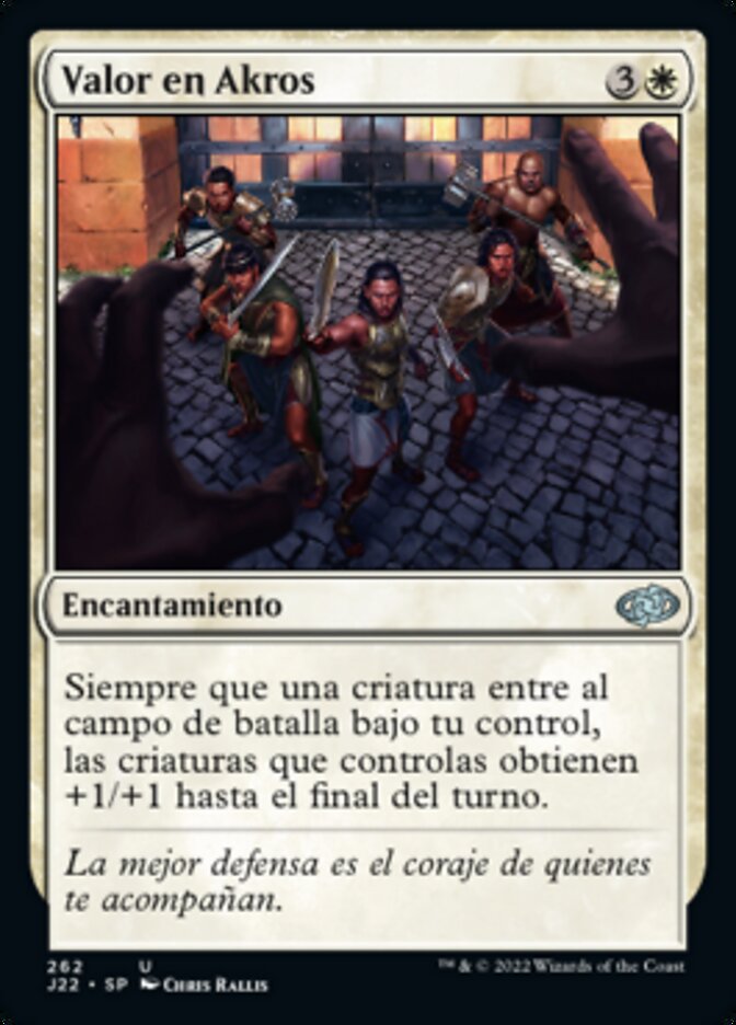 Valor en Akros