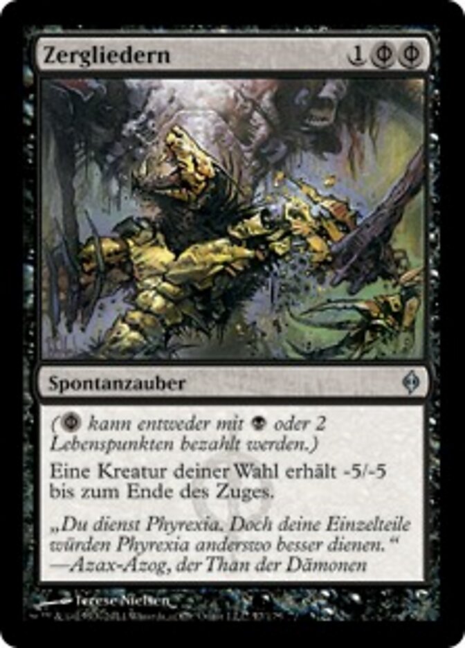 Zergliedern