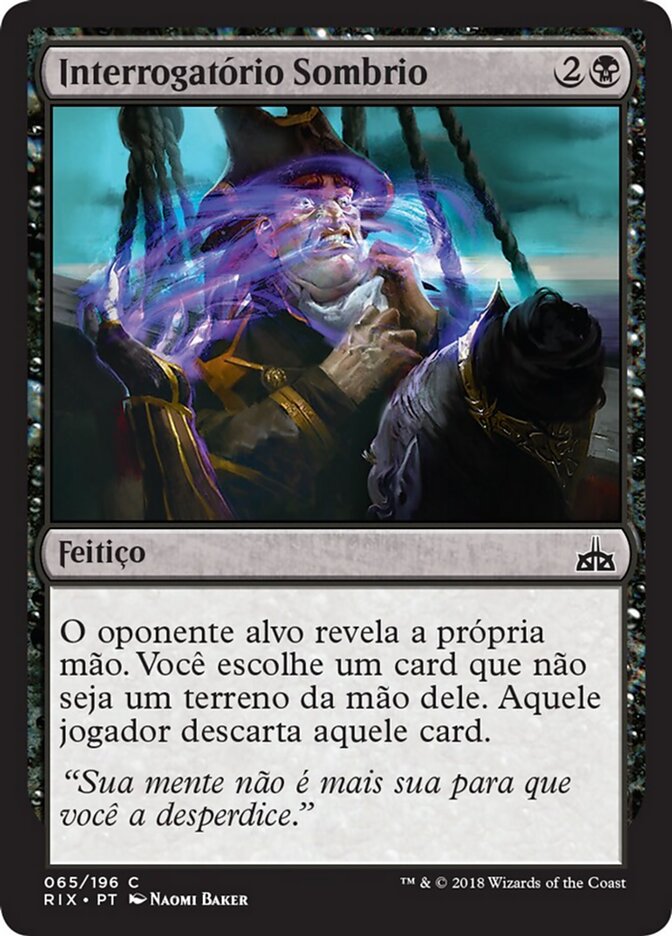 Interrogatório Sombrio
