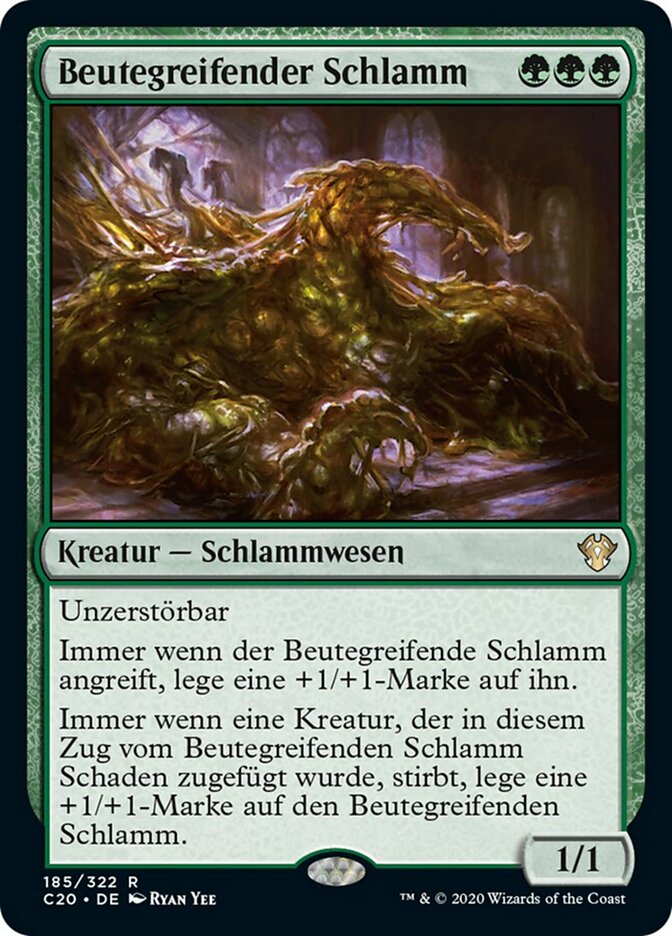Beutegreifender Schlamm