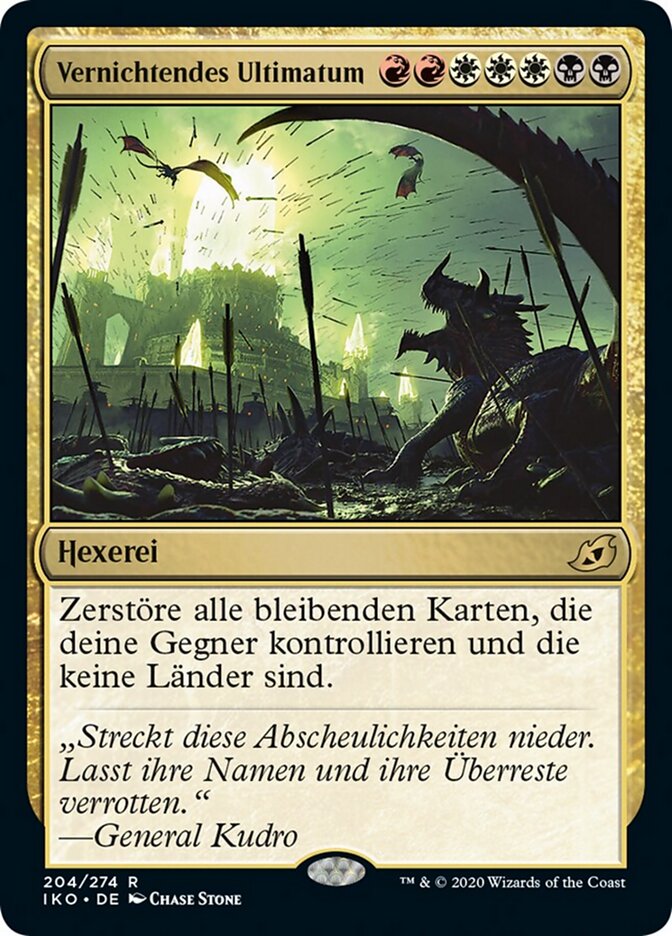 Vernichtendes Ultimatum