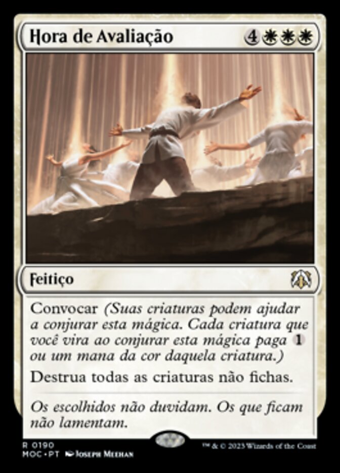 Hora de Avaliação
