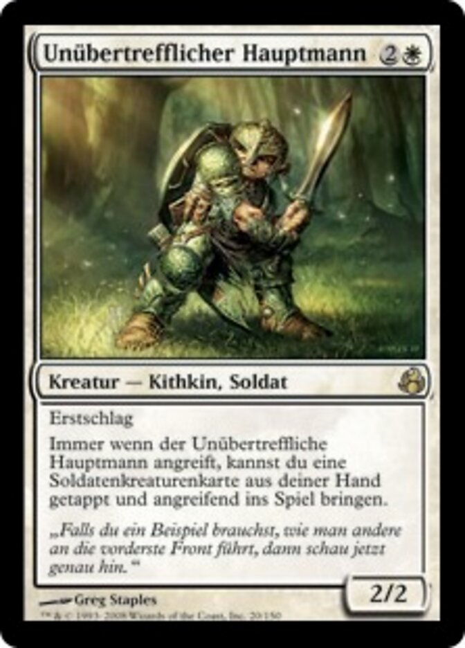 Unübertrefflicher Hauptmann