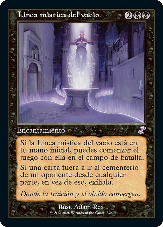 Línea mística del vacío