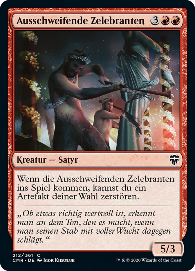 Ausschweifende Zelebranten