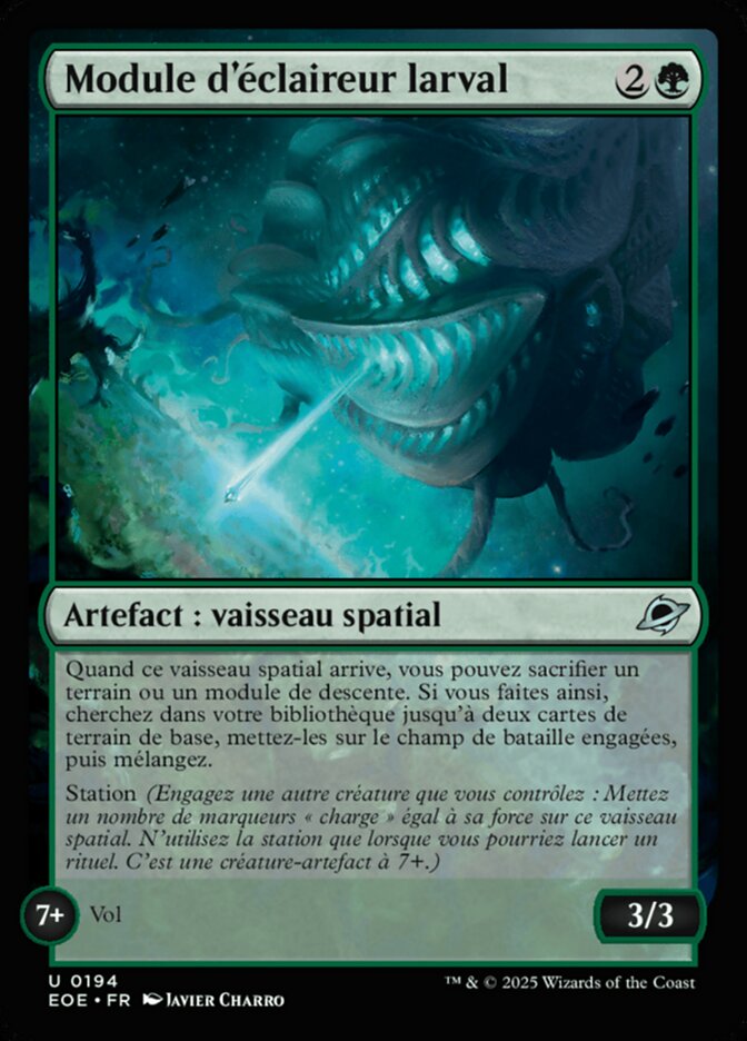 Module d'éclaireur larval