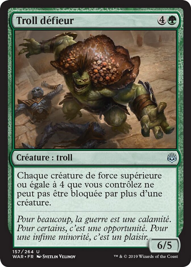 Troll défieur