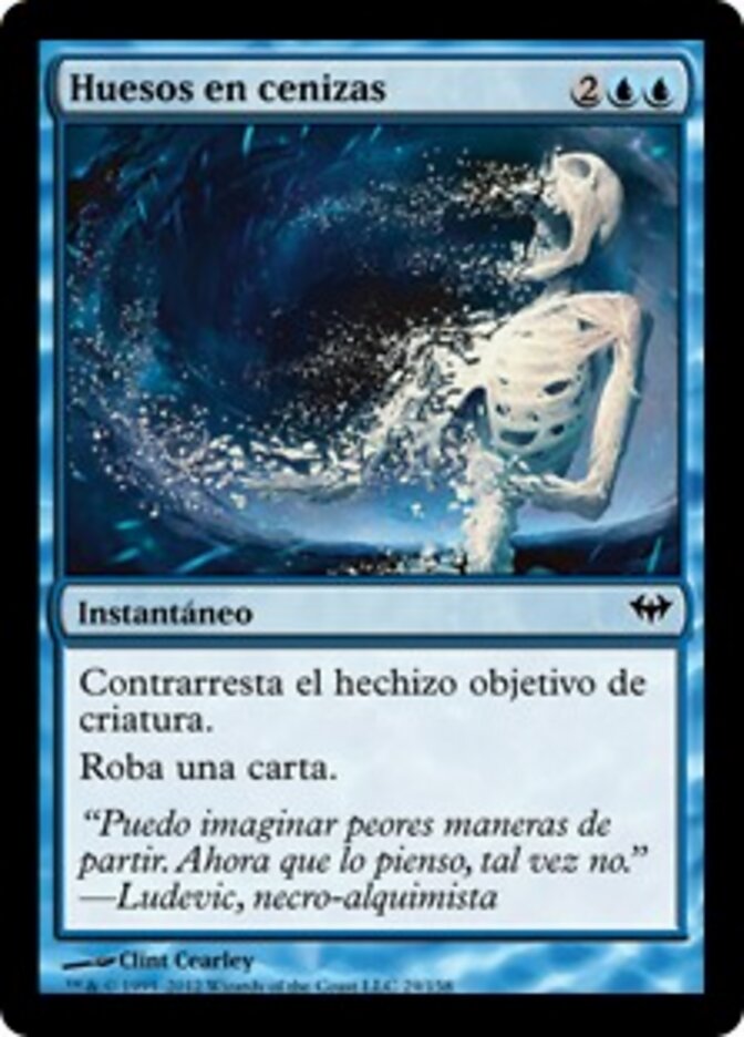 Huesos en cenizas