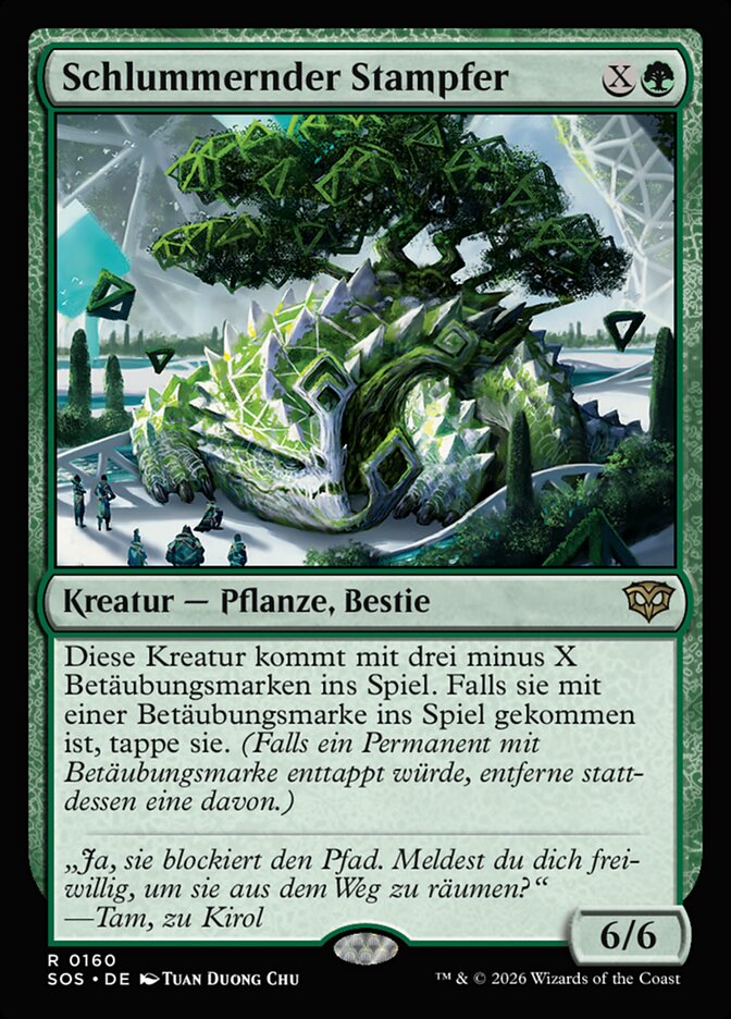 Schlummernder Stampfer