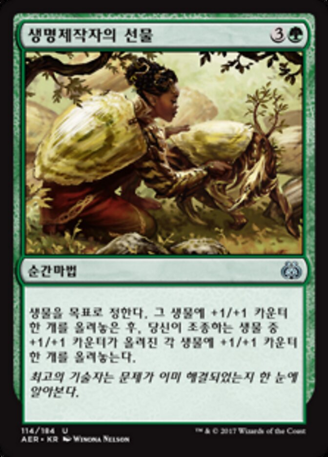 생명제작자의 선물