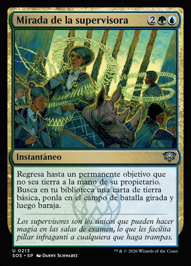 Mirada de la supervisora