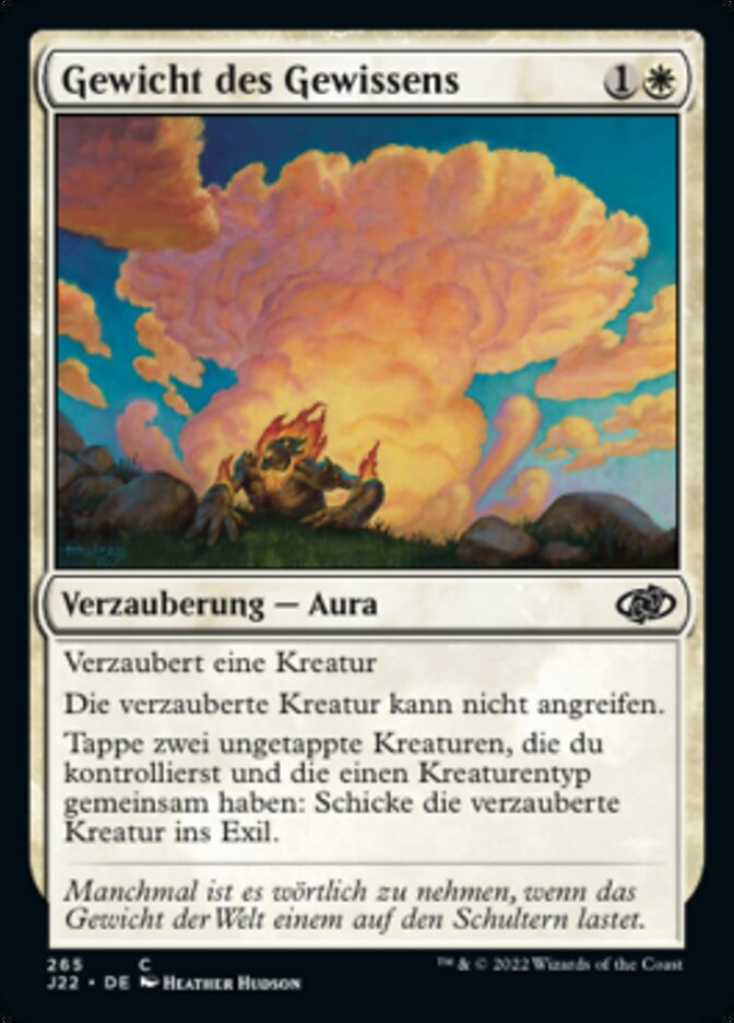 Gewicht des Gewissens