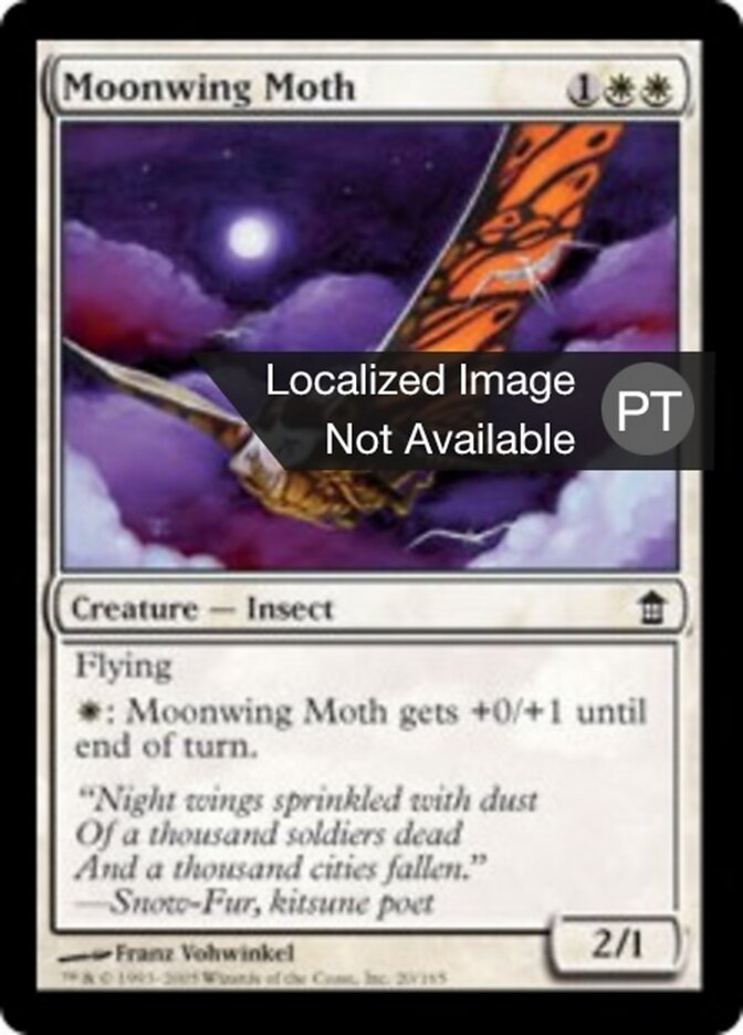 Mariposa Asa de Lua