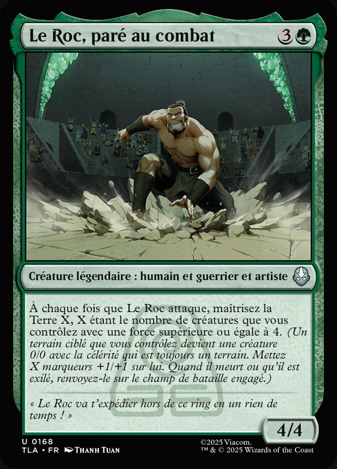 Le Roc, paré au combat