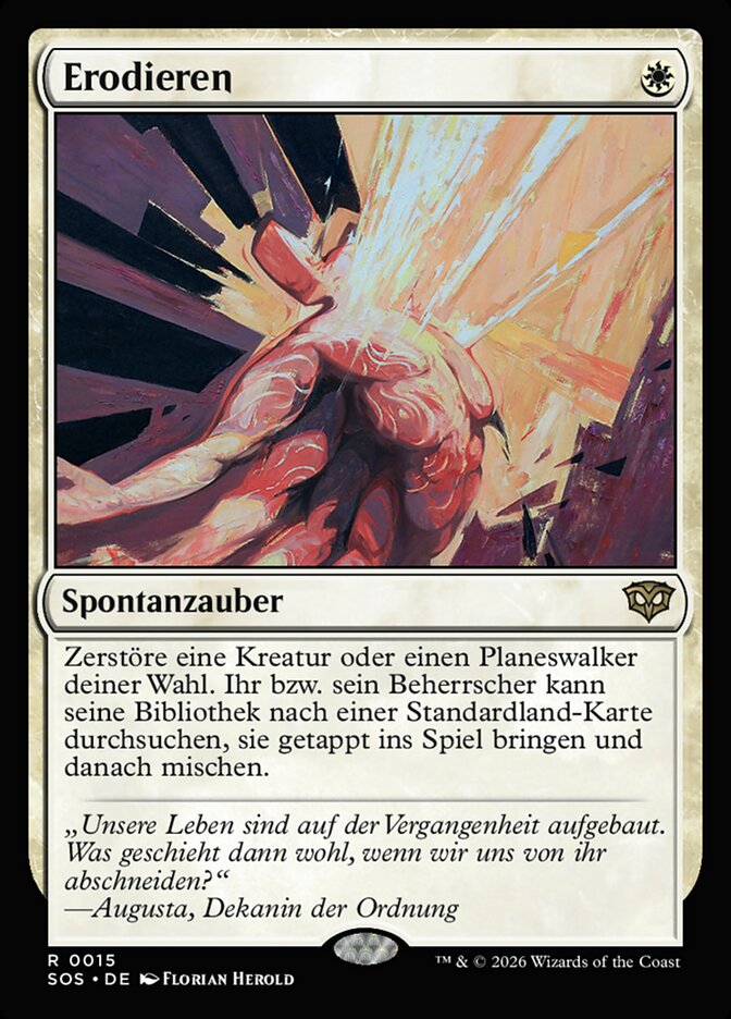 Erodieren