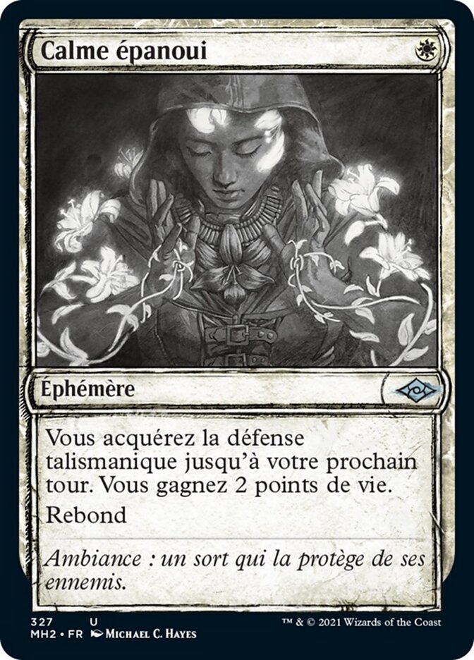 Calme épanoui