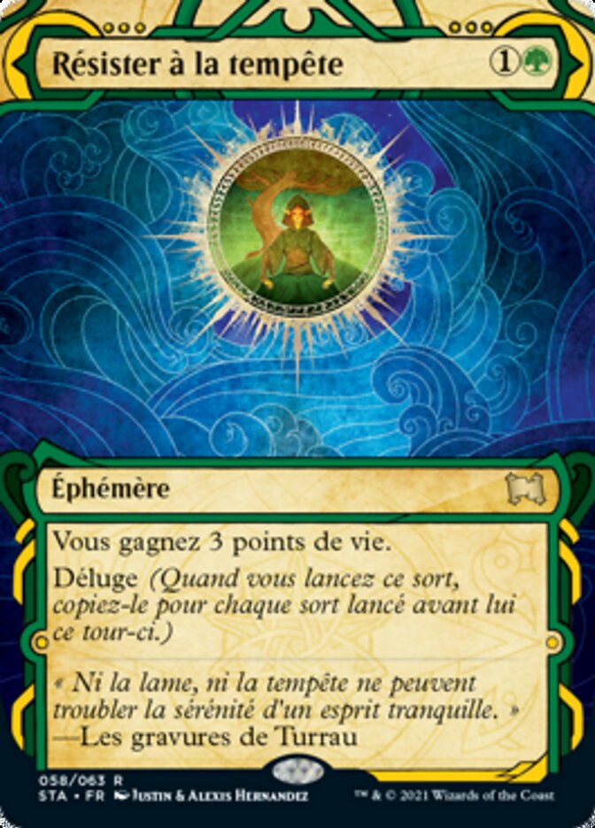 Résister à la tempête