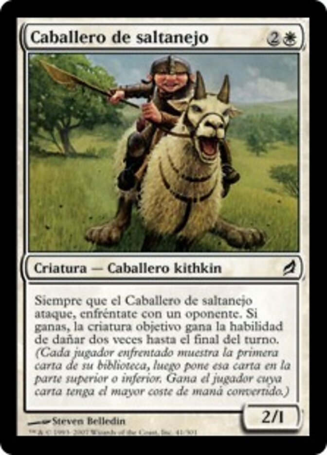 Caballero de saltanejo