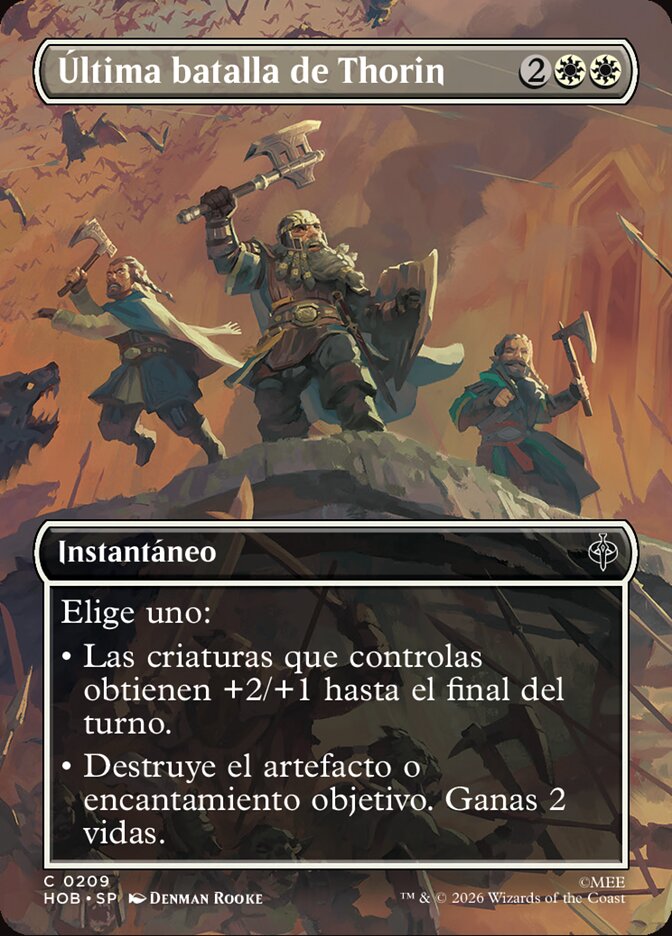 Última batalla de Thorin