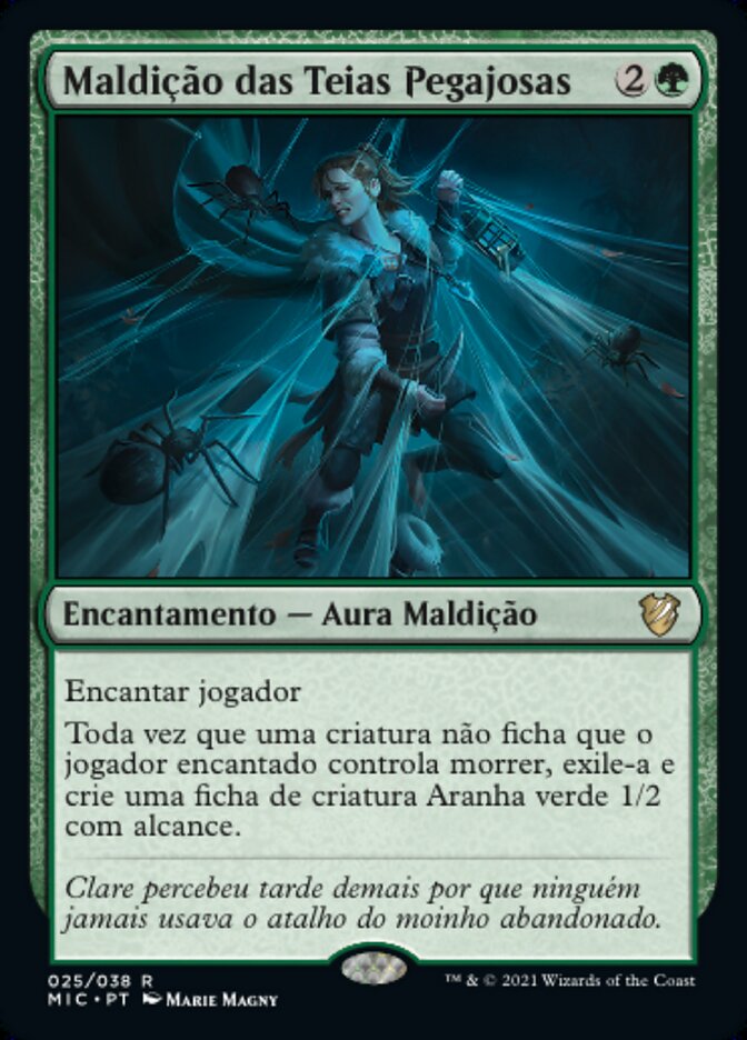 Maldição das Teias Pegajosas
