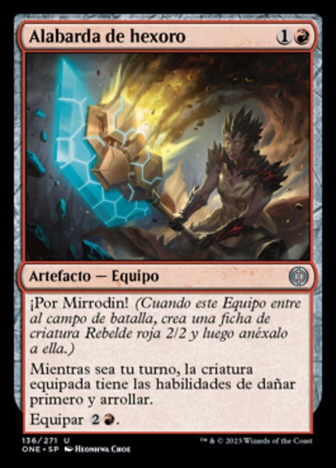 Alabarda de hexoro