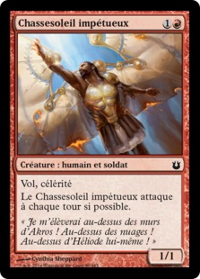 Chassesoleil impétueux